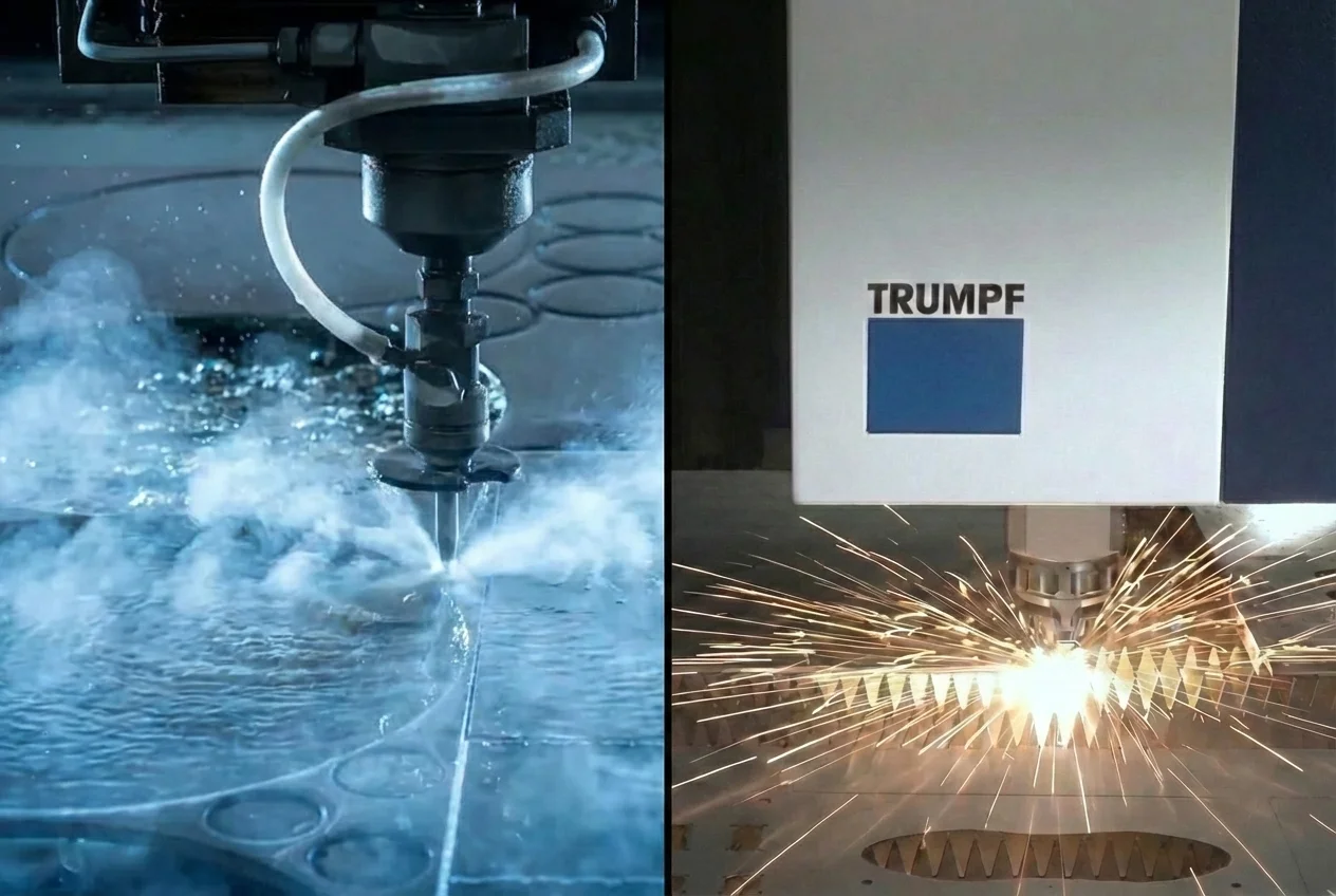 Is Laser Cutting Cheaper Than Waterjet?